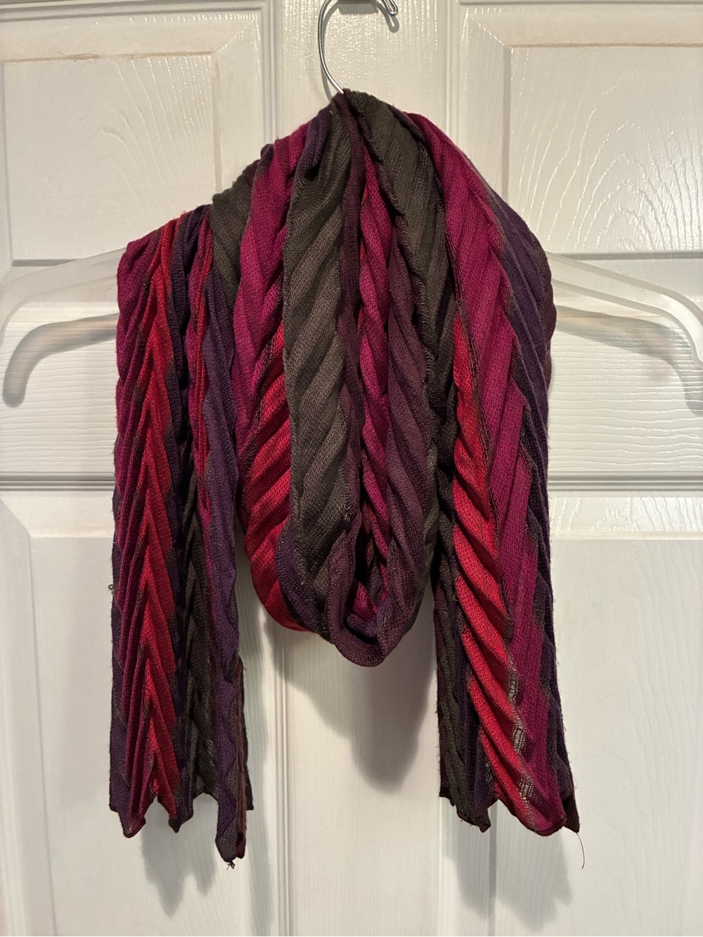 Women’s Multicolor Scarf - Pink, Purple, Gray